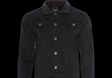 Black wash denim jacket - MJK RIVERDALE