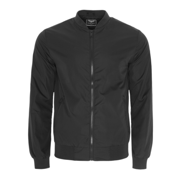 Bomber jacket with through zipper. - MJK SANJAY