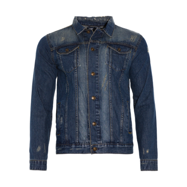 Denim jacket with 4 pockets - MJK ROCKY