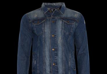 Denim jacket with 4 pockets - MJK ROCKY