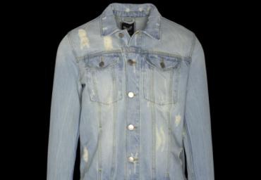 Denim jacket with rips. - MJK BANSBY