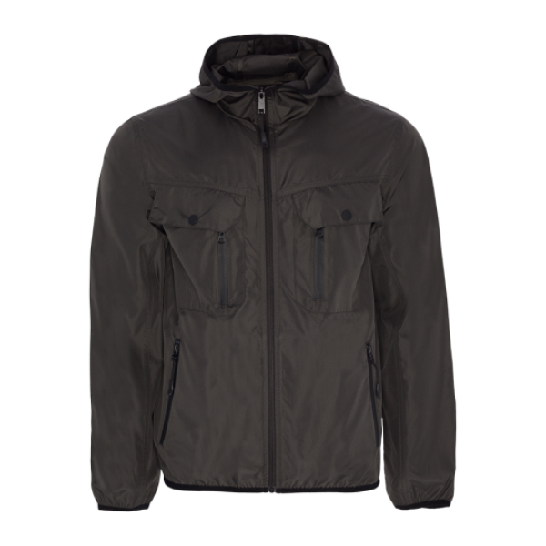 Hooded mac with four pockets. - MJK ANTWERP