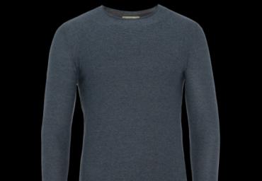 Crew neck twisted jumper. - MK 162ANDROMEDA