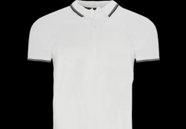 Short sleeve pique polo with detail at collar. - MTS 69HEROF