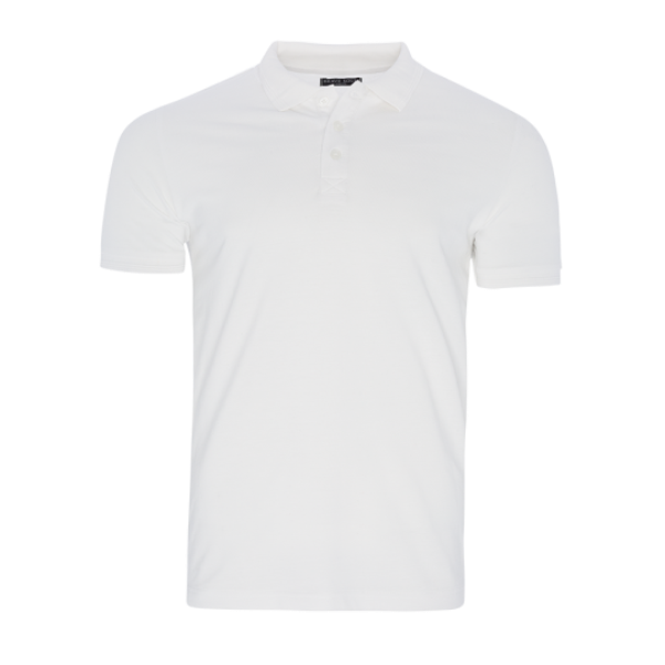 Short sleeve polo with botton placket. - MTS 69HELIXC