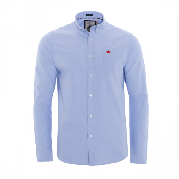 Long sleeve shirt with chest pocket. - MSH 69POMPEIIC
