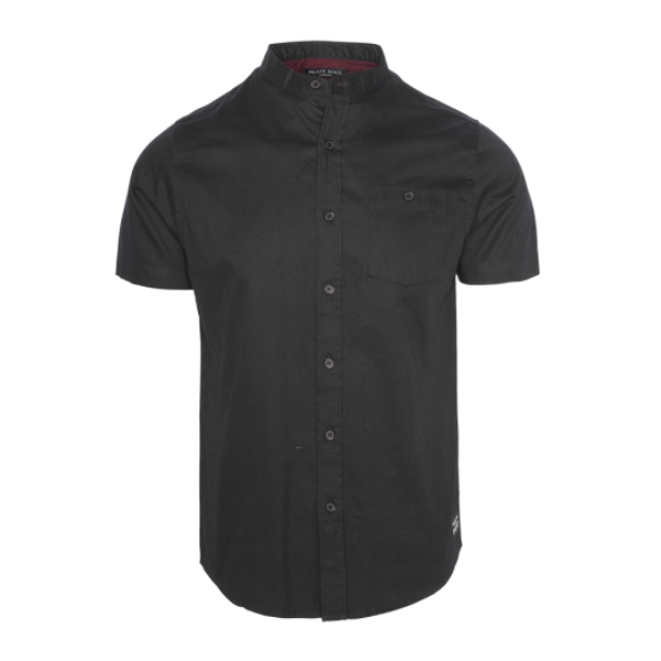 Buttoned short sleeve shirt with chest pocket. - MSH 69BREMEN