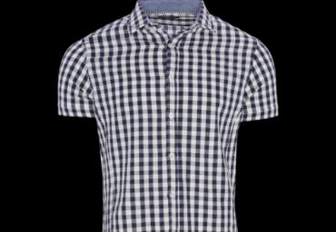 Short sleeve checkered shirt. - MSH 69LABEL