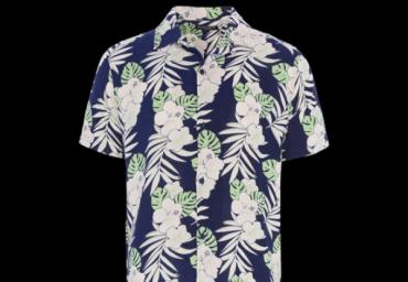 Short sleeve floral printed shirt. - MSH 77CALLA