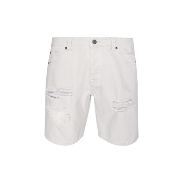 Denim short with rips. - MSRT BRATBYRIP