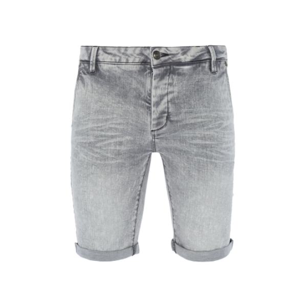 Washed denim short. - MSRT KANSAS