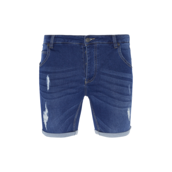 Dark blue denim short - MSRT LINCOLN