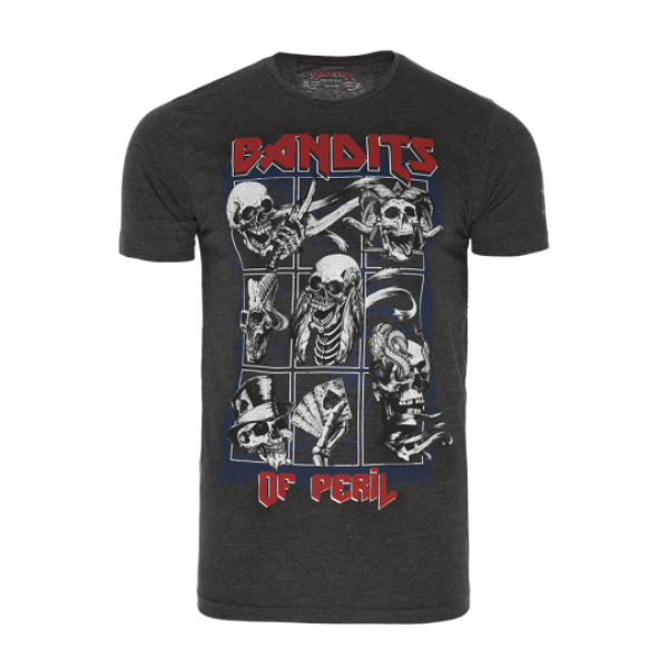 3.Crew neck short sleeve T-shirt with front print - MTS 69BANDIT