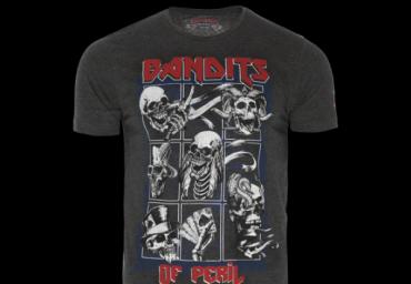 3.Crew neck short sleeve T-shirt with front print - MTS 69BANDIT