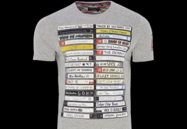 9.Crew neck short sleeve T-shirt with print at front - MTS 69VIDEO