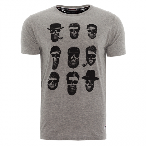 12.Crew neck ss T-shirt with chest print - MTS 149POGO