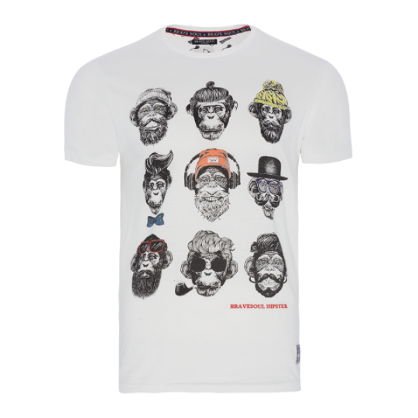 16.Crew neck T-shirt front print - MTS 69LIBERAL
