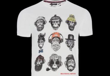 16.Crew neck T-shirt front print - MTS 69LIBERAL
