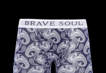 All over paisley printed boxer with elasticated waist. (2 pcs. per pack). - MBX 18JUDE