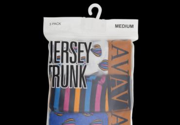 All over printed boxer (3 designs per pack). x2 balloon print x1 stripes - MBX 451BALLOONB