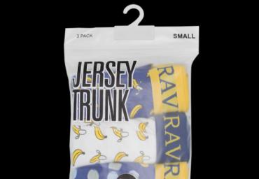 All over printed boxer. (3 pcs. per pack) 2x Banana print 1x Spot print - MBX 451BANANAS