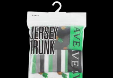 All over printed boxer. (3 pcs. per pack) 2x Pineapple print 1x Stripe print - MBX 451TROPIC