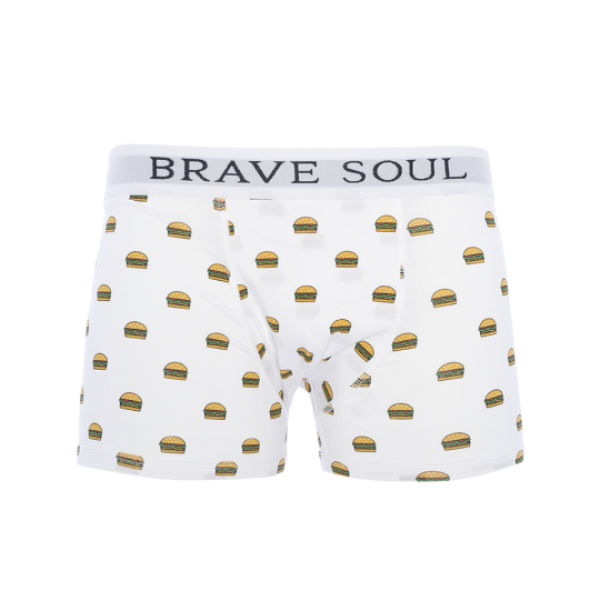 Burger printed boxer with elasticated waist (2 uds. per pack). - MBX 18BURGER