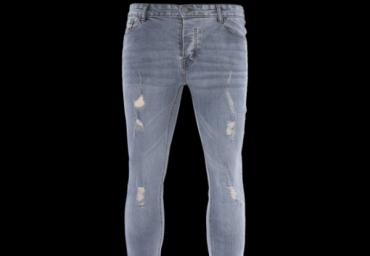 Skinny fit ripped denim jean. Mid blue wash regular - 14 6 4 1 Mid blue wash long - 1 2 2 2 1 - MJN LARK
