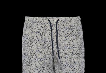 All over splatter printed swimsuit with drawcord. - MSRT WAYWARD