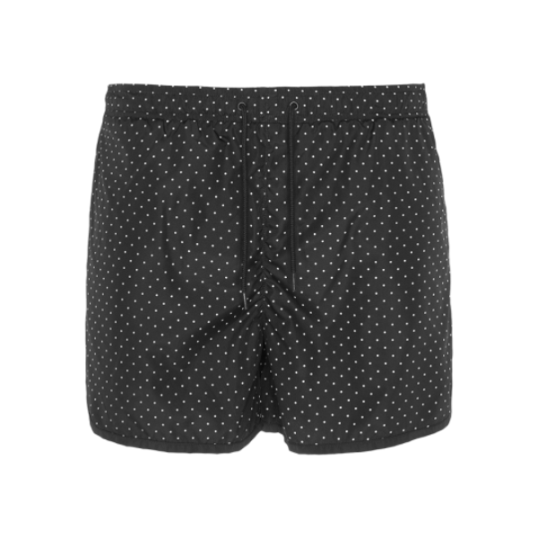 All over spot printed short with drawcord. - MSRT TOBIN