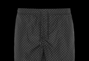 All over spot printed short with drawcord. - MSRT TOBIN