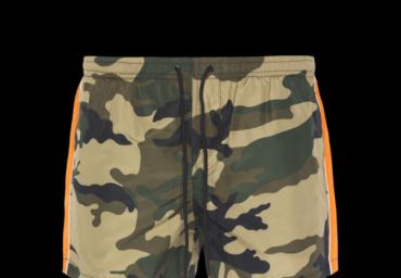 Camo printed swuimsuit with contrast side panel. - MSRT CUBAN