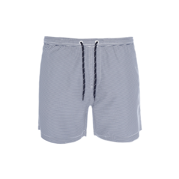 Elasticated waist striped swimsuit with drawcord. - MSRT ASCOT