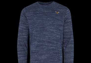 Crew neck grindle sweatshirt with bee patch. - MSS 500BEE