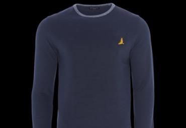 Crew neck sweatshirt with applique. - MSS 131ADRIEL