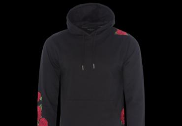 Hooded sweatshirt embroidery applique - MSS 412ALYA