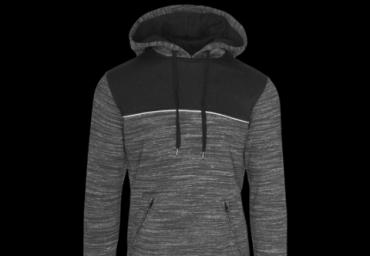 Paneled combined hooded sweatshirt. - MSS 500CONVICT