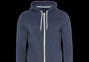 Zip through hooded sweatshirt with kangaroo pocket - MSS 69ADRIANU