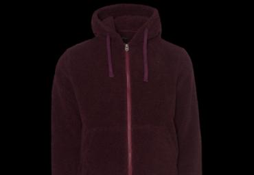 Zip through hooded sherpa sweatshirt. - MSS 438SHAUNB