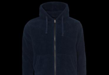 Zip through hooded sherpa sweatshirt. - MSS 438SHAUN