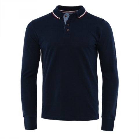 Long sleeve pique polo. - MLT 69KENNEDYE