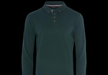 Long sleeve pique polo. - MLT 69LINCOLNL