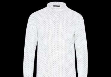 Long sleeve all over printed shirt - MSH PB475GEO
