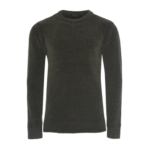 Crew neck chenille jumper. - MK 41DHARMAB