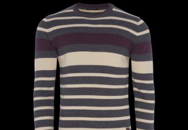 Crew neck striped jumper. - MK 230VEDA