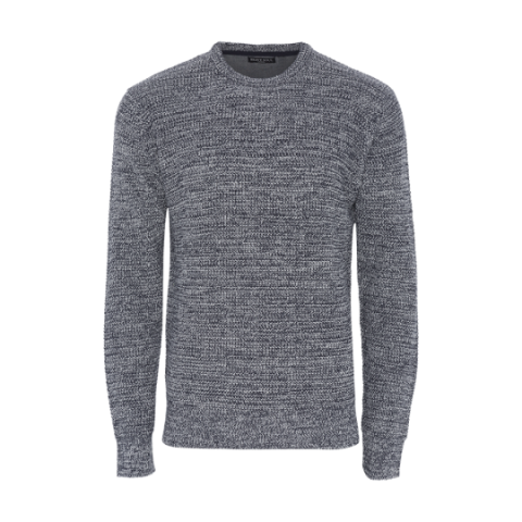 Crew neck twisted jumper - MK 230NEUTRONC