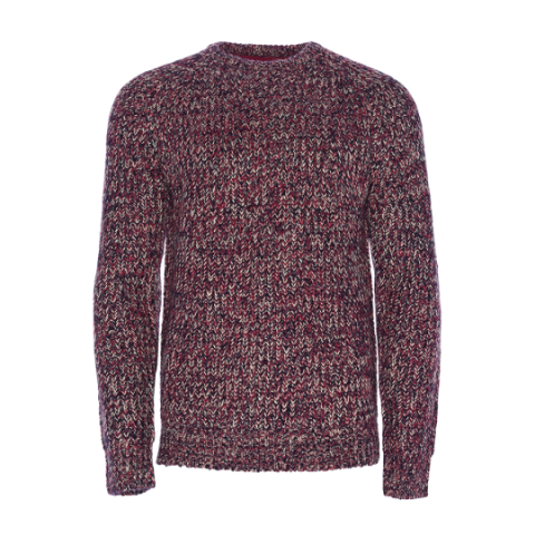 Twisted jumper with elbow patch - MK 273DAWKINSD