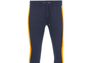 Jog pants with stripe contrast at side. - MJB 412MAJESTICD