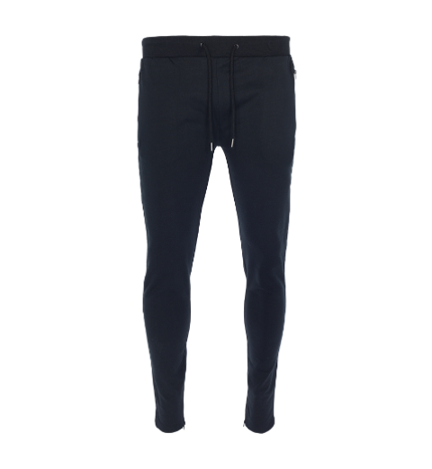 Jog pants with zip pockets. - MJB 69SKINNYBLK