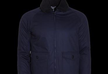 Bonded jacket with sherpa at collar. - MJK HANNINGTONP